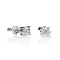 Boucles d'oreilles Promesse Femme in Or Diamante 0.21 Ct ORFV021 - ORFV021
